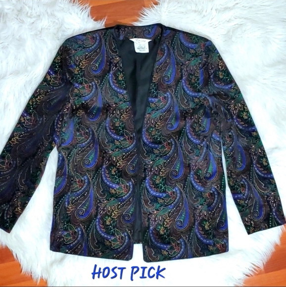 TanJay Jackets & Blazers - TanJay Vintage paisley blazer